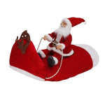Dog Riding Santa Costume - Dog Christmas Costumes InfiniteWags XL 