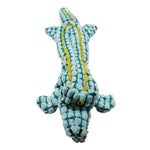 Alligator Dog Toy - Built in Squeaker InfiniteWags Blue 