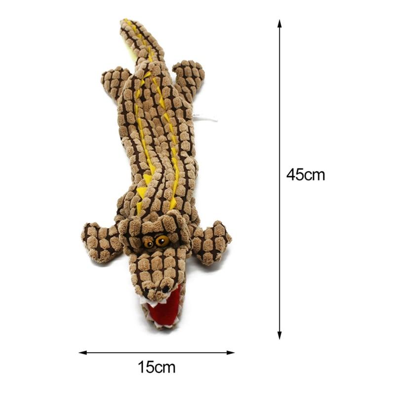 Alligator Dog Toy - Built in Squeaker InfiniteWags 