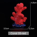 Artificial Mini Coral - Aquarium Decoration InfiniteWags Red 