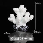 Artificial Mini Coral - Aquarium Decoration InfiniteWags White 