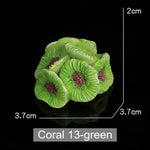 Artificial Mini Coral - Aquarium Decoration InfiniteWags Green 