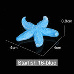 Artificial Mini Coral - Aquarium Decoration InfiniteWags Starfish - Blue 