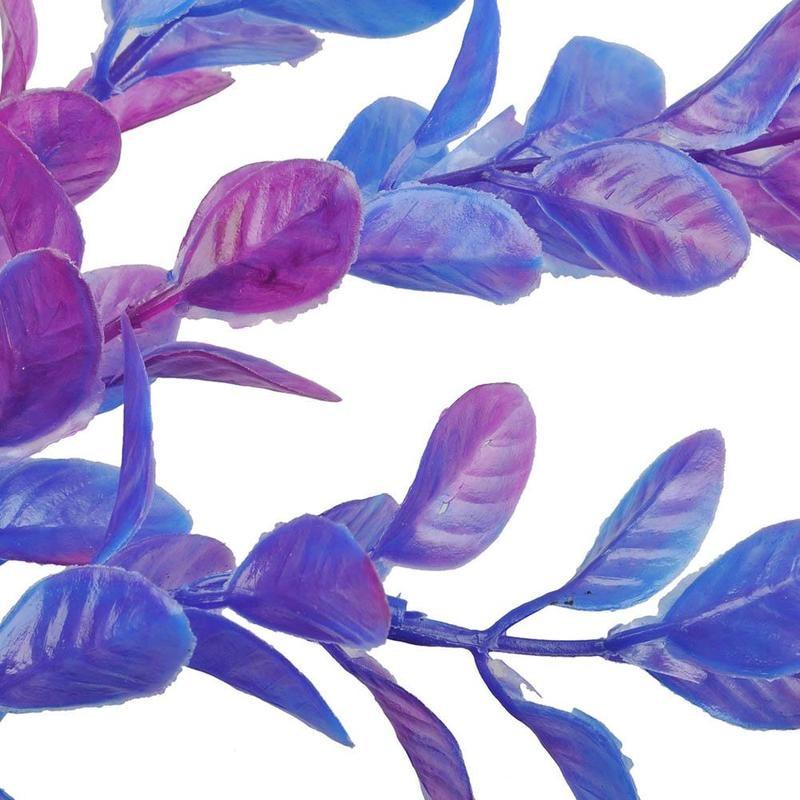 Artificial Purple Aquarium Plant - Fish Tank Decor InfiniteWags 
