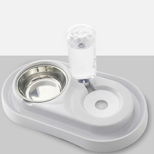 Pet Food Bowl with Self-filling Water Dispenser InfiniteWags 