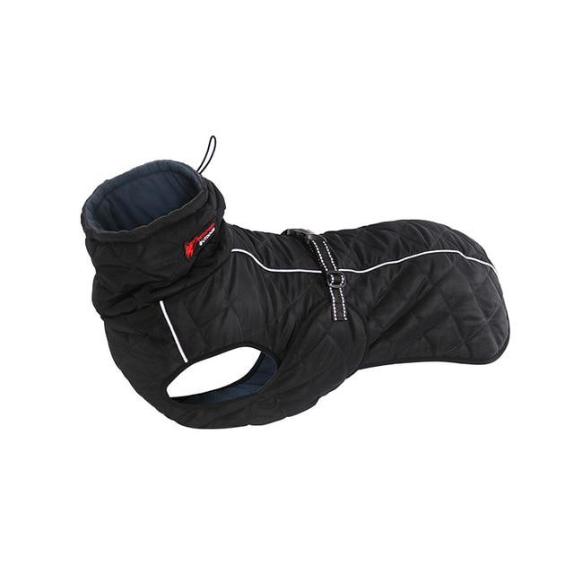 Waterproof Outdoor Dog Jacket - Windbreaker InfiniteWags Black M 