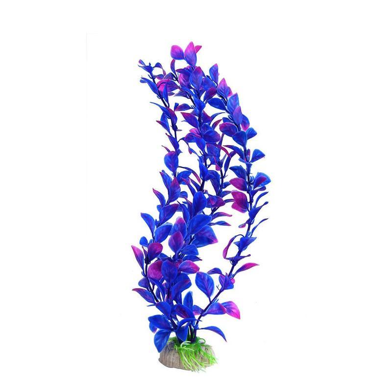 Artificial Purple Aquarium Plant - Fish Tank Decor InfiniteWags 