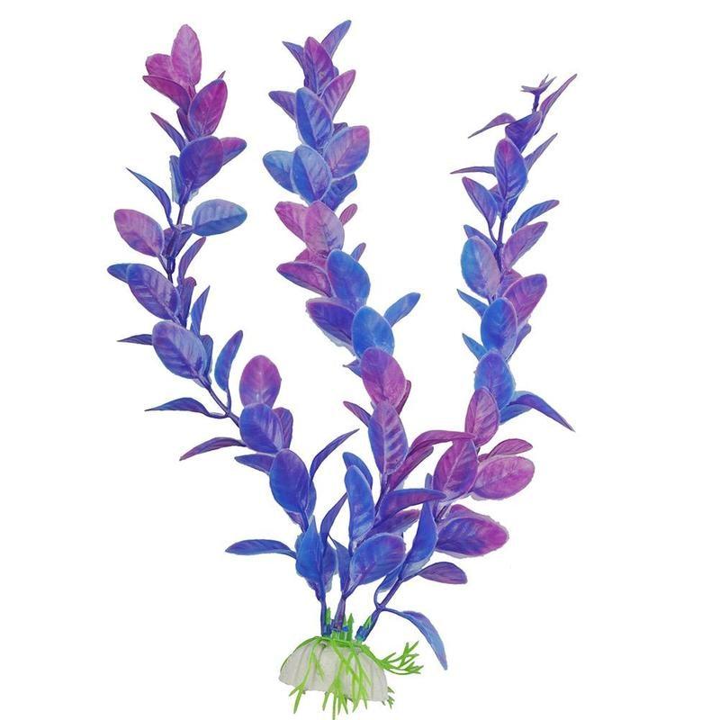 Artificial Purple Aquarium Plant - Fish Tank Decor InfiniteWags 