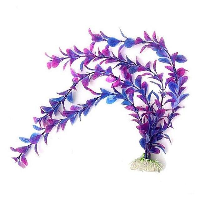 Artificial Purple Aquarium Plant - Fish Tank Decor InfiniteWags 