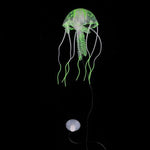 Artificial Glowing Jellyfish - Aquarium Decoration InfiniteWags Green 
