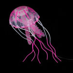 Artificial Glowing Jellyfish - Aquarium Decoration InfiniteWags Red 