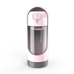 Portable Dog Water Bottle - 300ml InfiniteWags Pink Bottle 