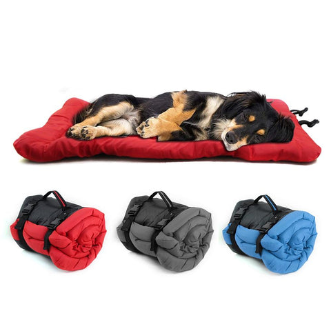 Portable Dog Bed - Waterproof Outdoor Travel Dog Cushion InfiniteWags 
