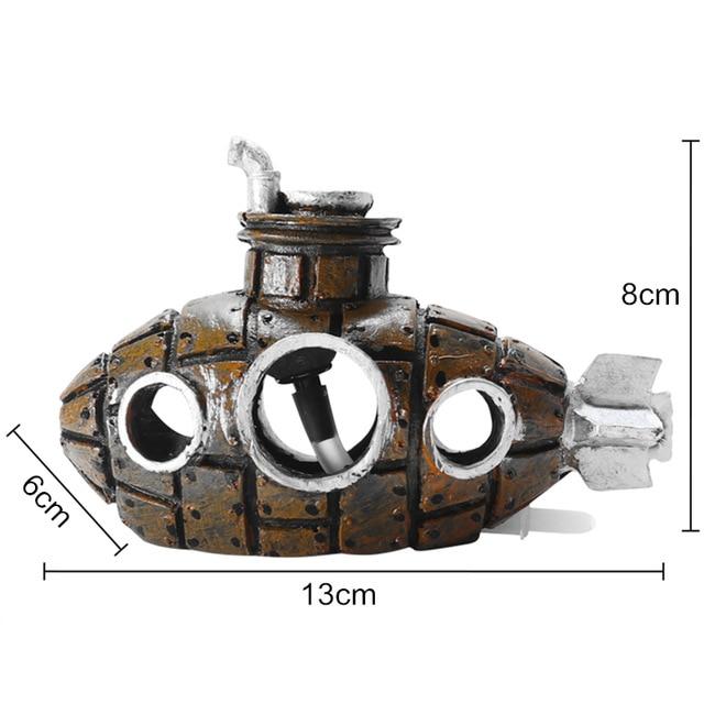 Submarine Aquarium Decor - Air Bubble Decoration InfiniteWags 