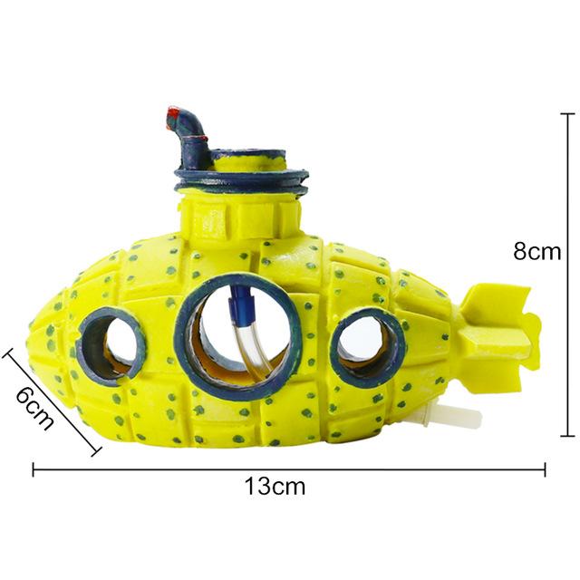 Submarine Aquarium Decor - Air Bubble Decoration InfiniteWags 