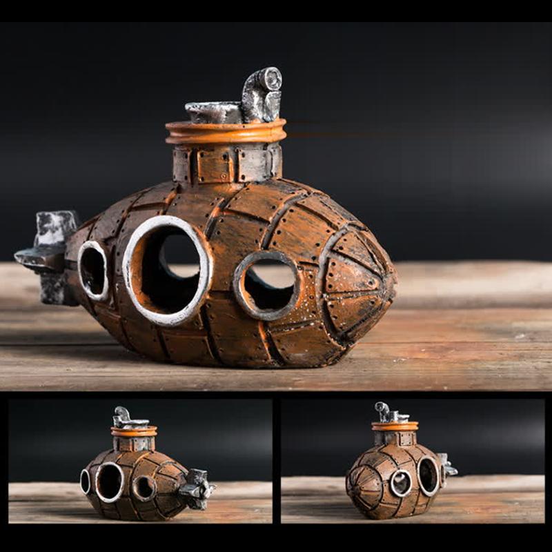 Submarine Aquarium Decor - Air Bubble Decoration InfiniteWags 