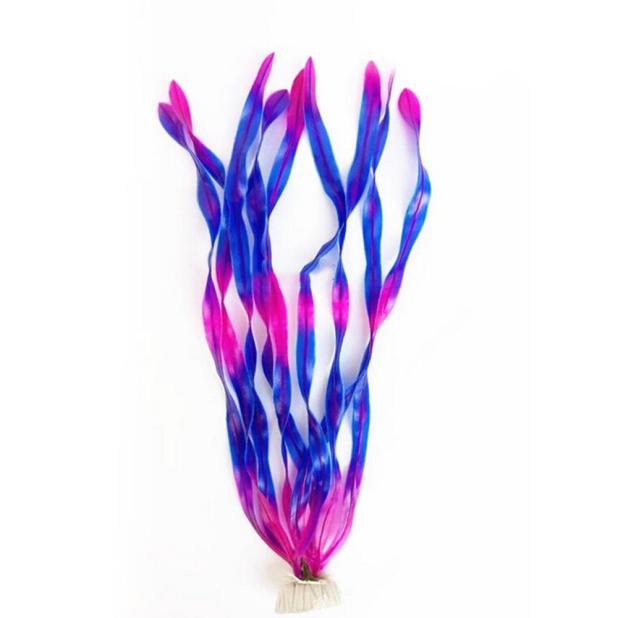 Aquarium Water Grass - Artificial Aquarium Ornament - Pink & Blue InfiniteWags 