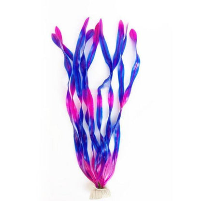 Aquarium Water Grass - Artificial Aquarium Ornament - Pink & Blue InfiniteWags 