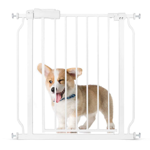 Dog Gate - Adjustable Metal Pet Fence - Safety InfiniteWags 