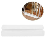 Dog Gate - Adjustable Metal Pet Fence - Safety InfiniteWags Safety Door Stopper 