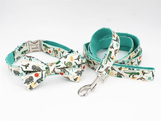 Dinodoggo Collar and Leash Set InfiniteWags XS(15-25cm Length) 