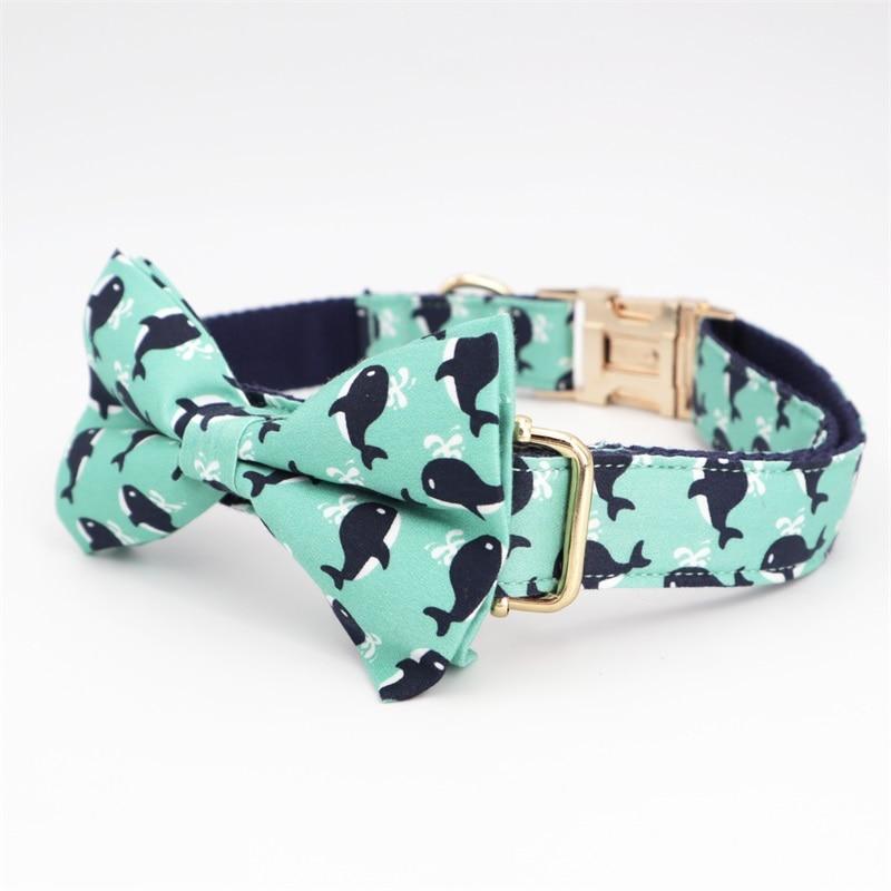 Whale Gazer Collar and Leash Set InfiniteWags 