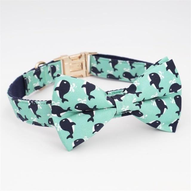 Whale Gazer Collar InfiniteWags L (35.5-58cm Length) 