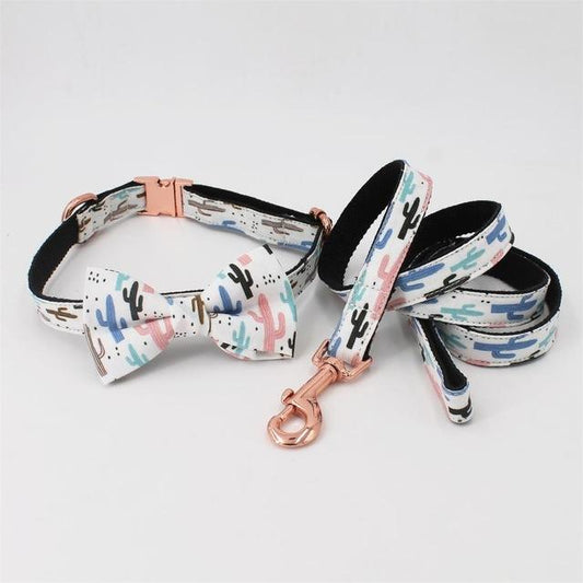 Palm Desert Collar and Leash Set InfiniteWags XS(15-25cm Length) 