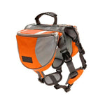 Dog Saddle Bag - Outdoor Hiking Backpack - Reflective, Adjustable InfiniteWags Light Orange L 