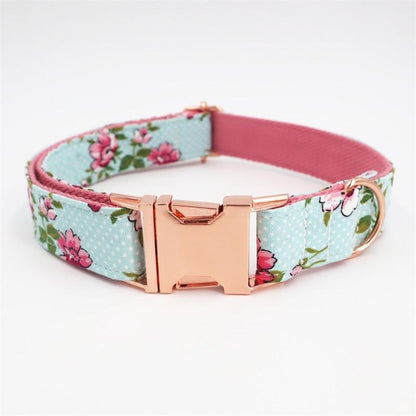 Floral Rose Collar and Leash Set InfiniteWags 