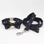 Pineapple Delight Collar and Leash Set InfiniteWags XS 