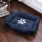 Waterproof Dog Bed - Ultra Comfy Indoor/Outdoor Pet Bed InfiniteWags Blue S 50x40x15cm 