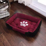 Waterproof Dog Bed - Ultra Comfy Indoor/Outdoor Pet Bed InfiniteWags Red XXL 90x70x15cm 
