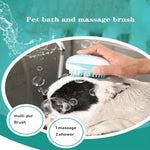 Pet Bath Brush - Multifunction Massage Grooming Tool InfiniteWags 