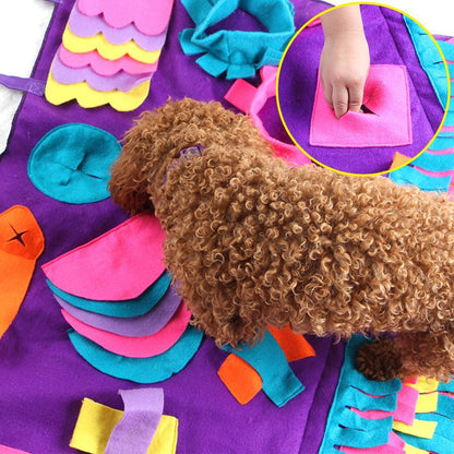 Dog Activity Mat - Nose Work Snuffle Mat for Dogs InfiniteWags 
