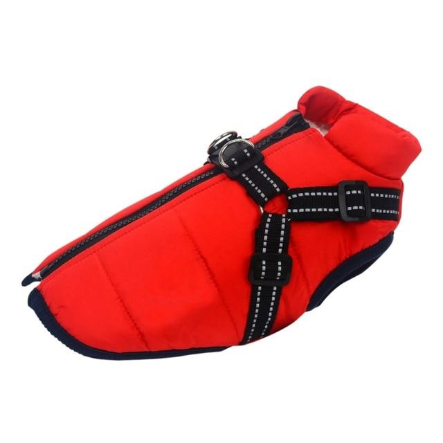 Dog Harness Coat - InfiniteWags Harness Dog Jacket InfiniteWags Red XXL 