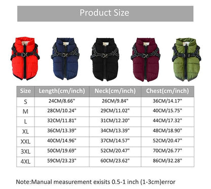 Dog Harness Coat - InfiniteWags Harness Dog Jacket InfiniteWags 