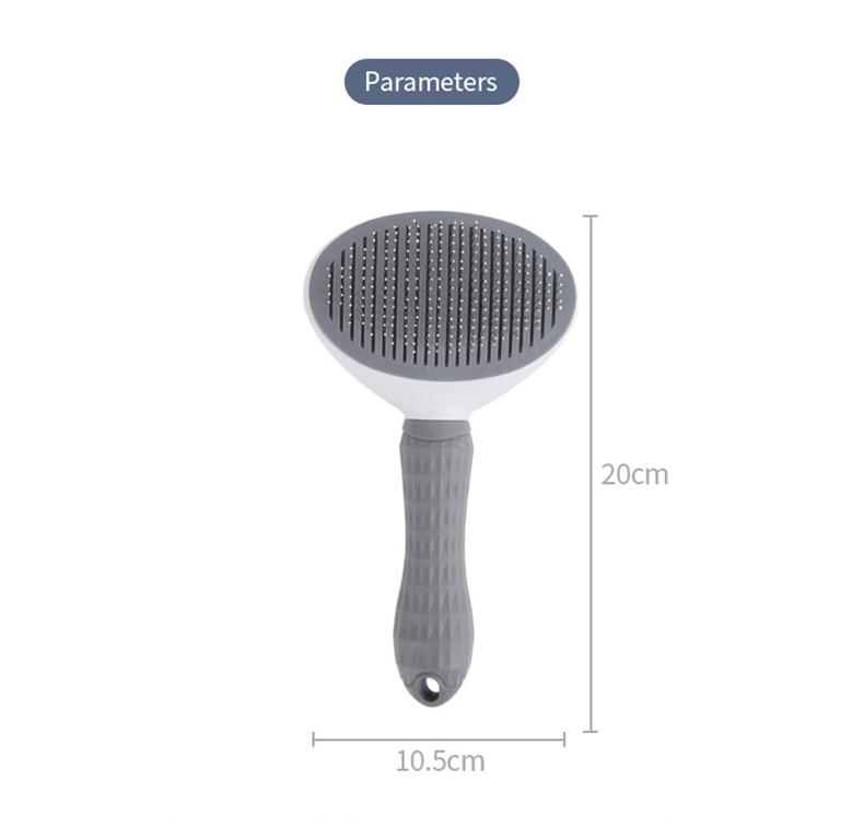 Self Cleaning Dog Brush - Gently Removes Loose Undercoat, Mats and Tangled Hair InfiniteWags 