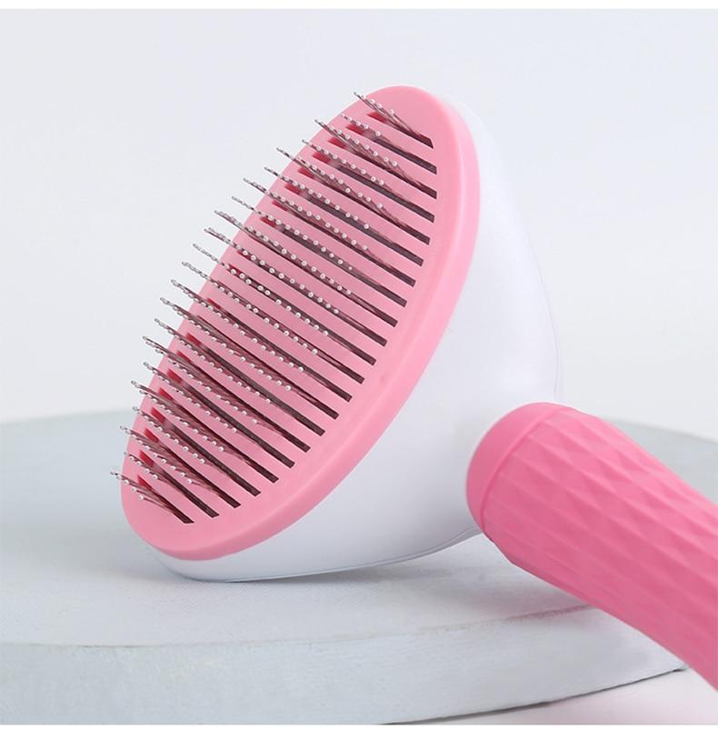 Self Cleaning Dog Brush - Gently Removes Loose Undercoat, Mats and Tangled Hair InfiniteWags 