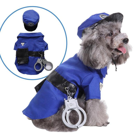 Police Dog Costume Cosplay - Halloween Dog Costumes InfiniteWags L 