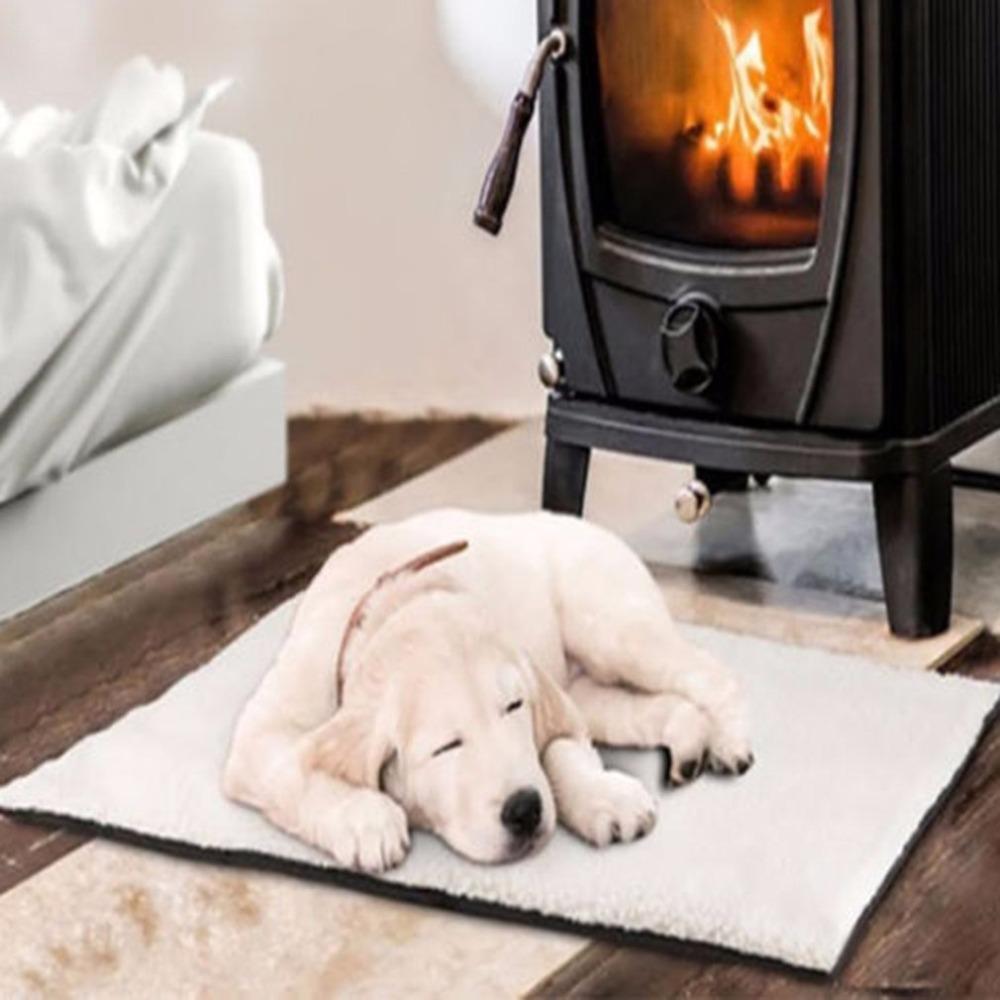 Self Heating Pet Bed - Thermal Technology - Faux Lambswool InfiniteWags 