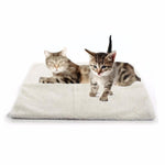 Self Heating Pet Bed - Thermal Technology - Faux Lambswool InfiniteWags 35" by 25" 