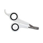 Stainless Steel Pet Nail Clippers InfiniteWags Black & White 