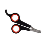 Stainless Steel Pet Nail Clippers InfiniteWags Black & Red 