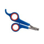 Stainless Steel Pet Nail Clippers InfiniteWags Blue & Red 