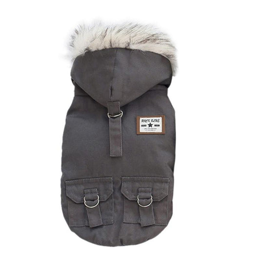 Hooded Winter Dog Jacket InfiniteWags 