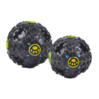 Squeaky Food Dispenser Dog Ball InfiniteWags 