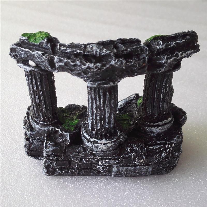 Rome Stone Pillars Aquarium Decor - Fish tank Ornament InfiniteWags 