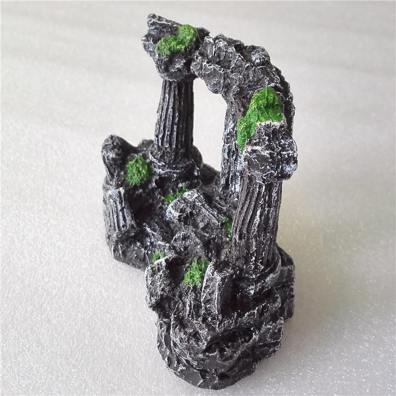 Rome Stone Pillars Aquarium Decor - Fish tank Ornament InfiniteWags 