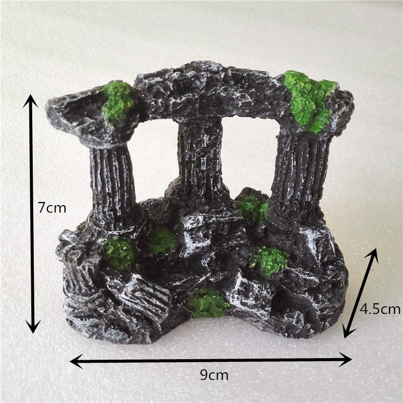 Rome Stone Pillars Aquarium Decor - Fish tank Ornament InfiniteWags 